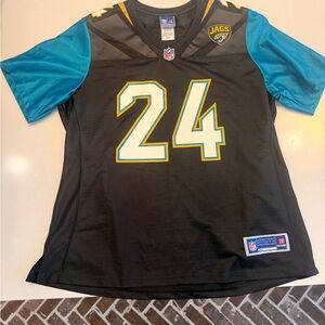 NFL Jacksonville Jaguars #24 Black & Teal Jersey Yeldon! EUC! Large